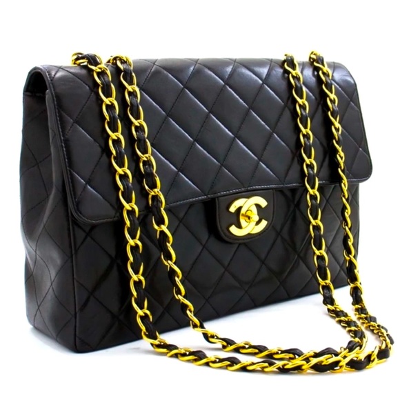 CHANEL Jumbo 30😍24K Hardware  Lambskin Amazing Cond Box CardDuster PRICE FIRM❗️ - Picture 2 of 15